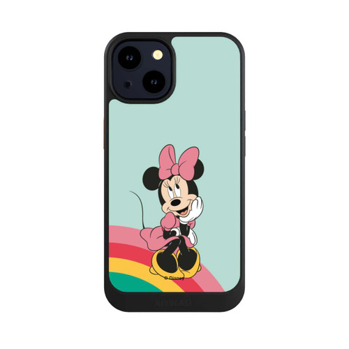 Apple iPhone 14 NIVOcore Minnie Regenbogen Portrait