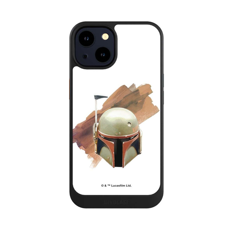 iPhone 14 NIVOcore Boba Fett Helmet White