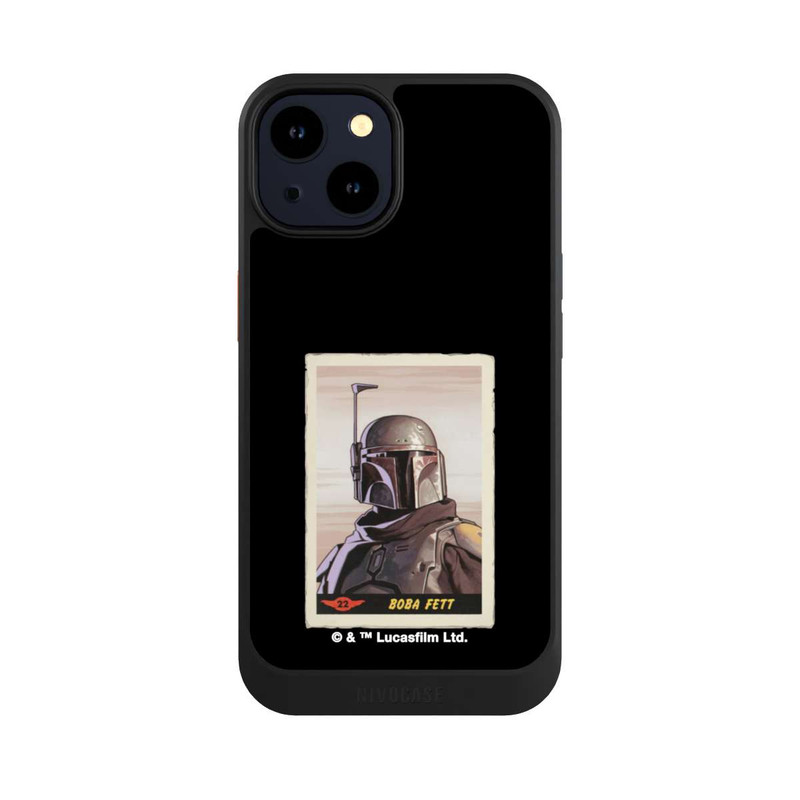 iPhone 14 NIVOcore Boba Fett Badges Black Background