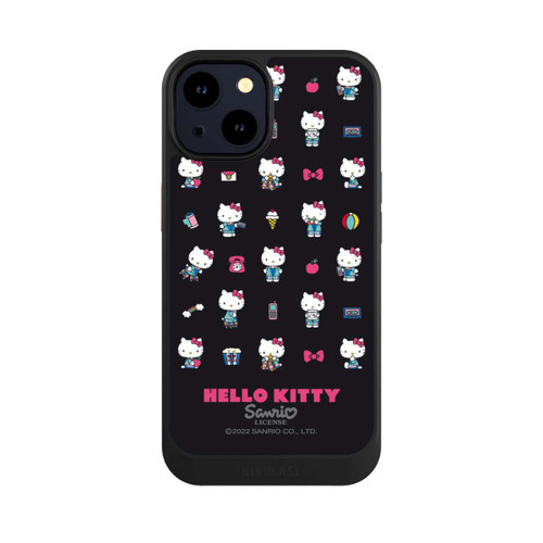 Apple iPhone 14 NIVOcore Hello Kitty 90s Schwarz