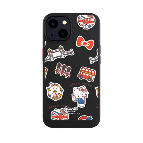 Apple iPhone 14 NIVOcore Hello Kitty Londoner Abzeichen Transparent