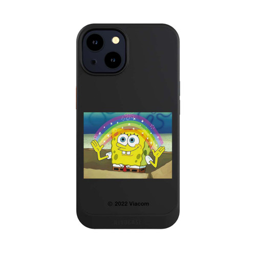 Apple iPhone 14 NIVOcore Spongebob - Regenbogen Meme transparent