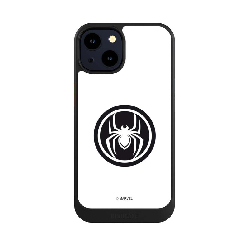 iPhone 14 NIVOcore Spider-Man Spider Logo White