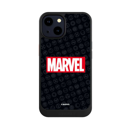 Apple iPhone 14 NIVOcore Marvel Logo Black Red 