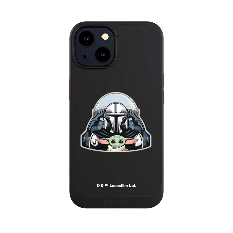 iPhone 14 NIVOcore Mando et Grogu Transparent