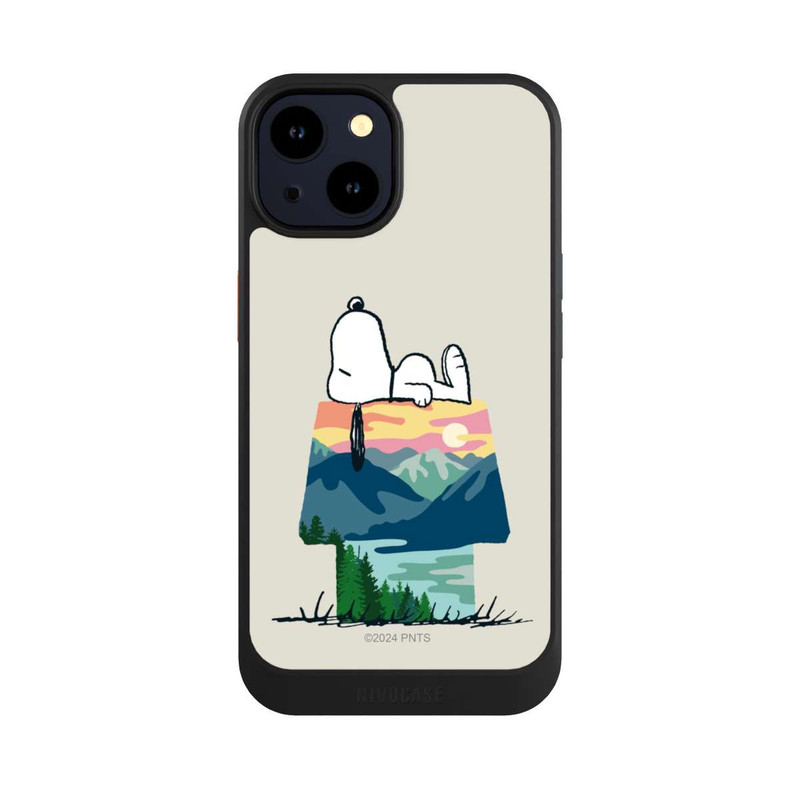 iPhone 14 NIVOcore Snoopy Camping Hütte