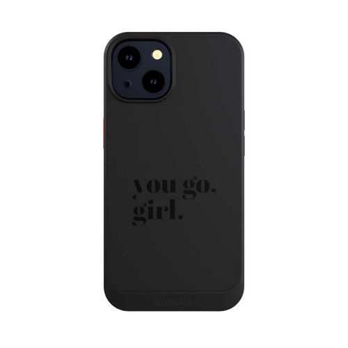Apple iPhone 14 NIVOcore You Go Girl Schwarz Transparent
