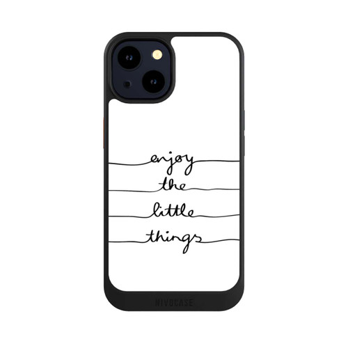 Apple iPhone 14 NIVOcore Enjoy The Little Things White