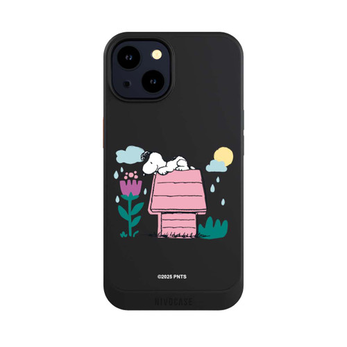 Apple iPhone 14 NIVOcore Snoopy Hundehütte Frühling transparent