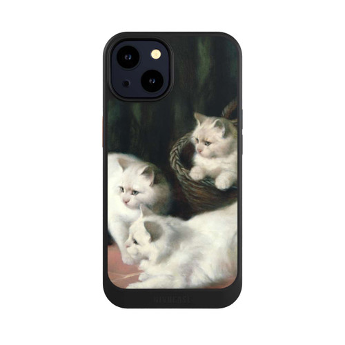 Apple iPhone 14 NIVOcore Three White Angora Kittens