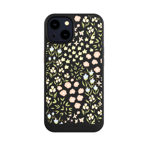 Apple iPhone 14 NIVOcore Blumenmuster Pastell Transparent