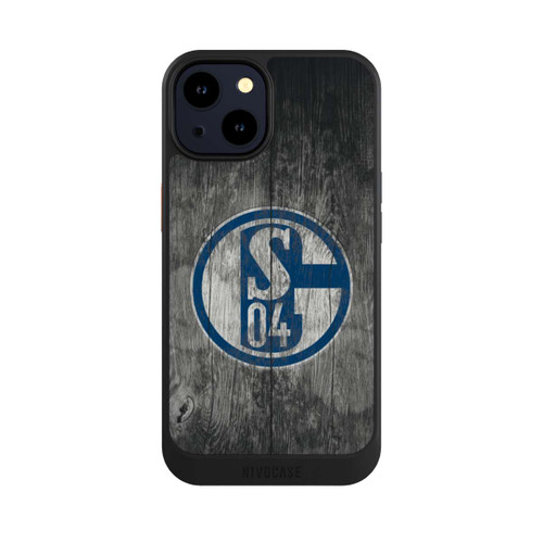 Apple iPhone 14 NIVOcore Schalke 04 Holz Look