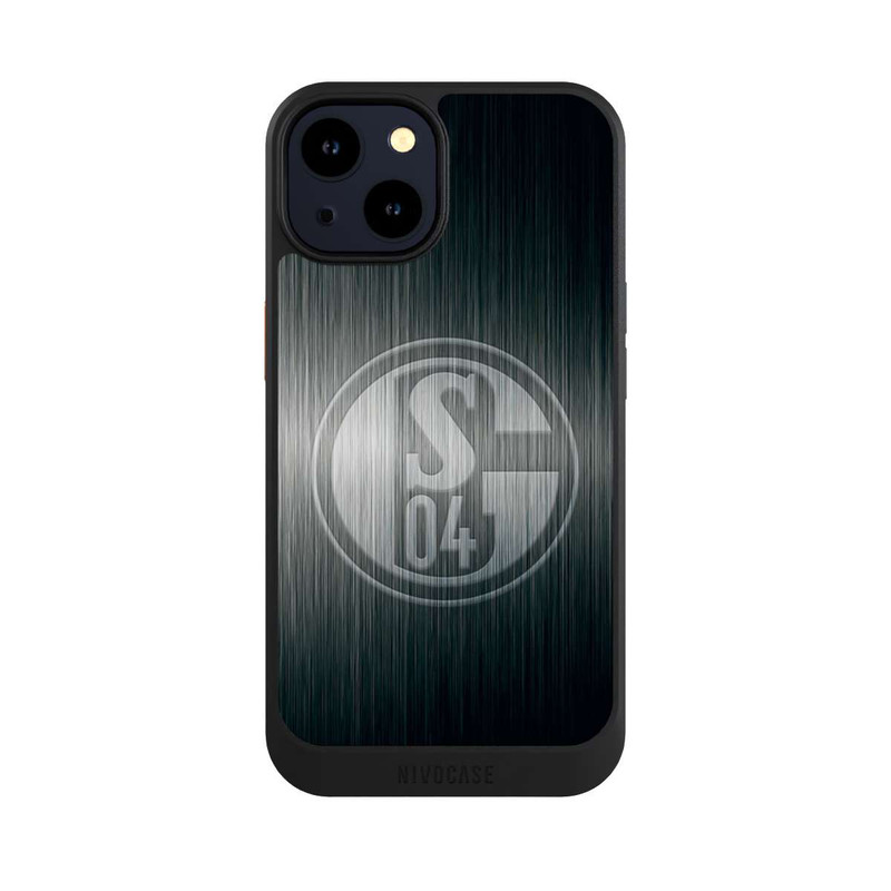 iPhone 14 NIVOcore Schalke 04 Metall Look
