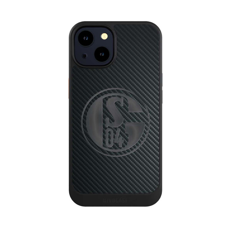 iPhone 14 NIVOcore Schalke 04 Carbon Look