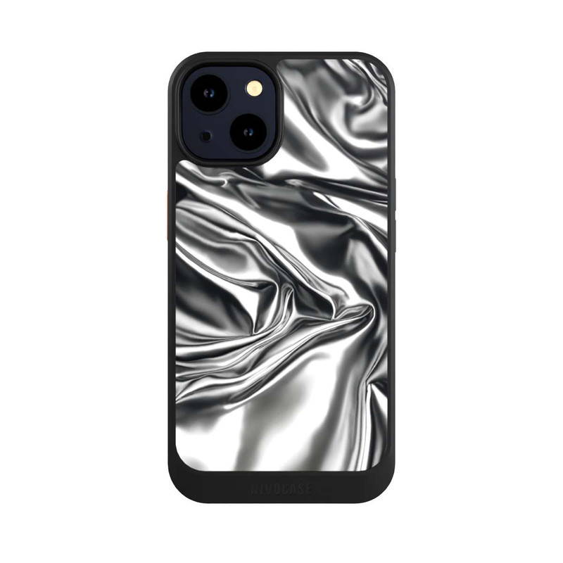 iPhone 14 NIVOcore Shiny Chrome Silver