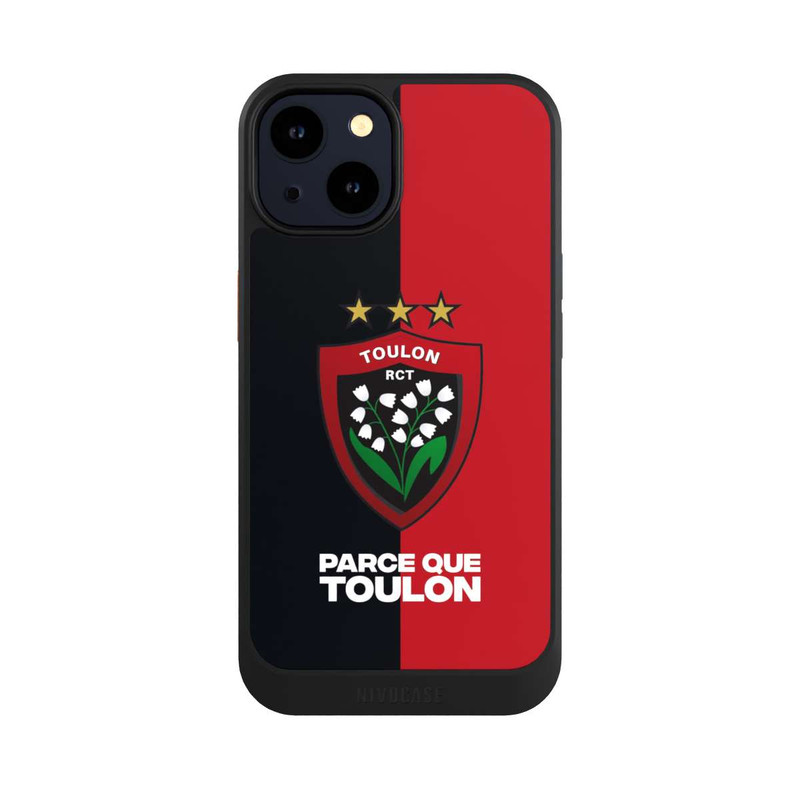 iPhone 14 NIVOcore RCT Logo Rouge Noir