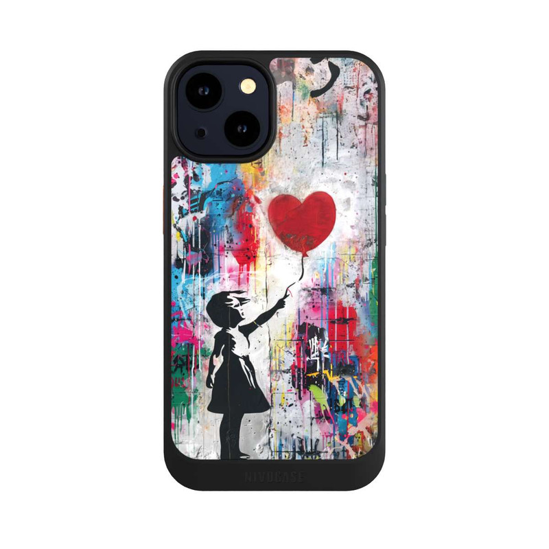 iPhone 14 NIVOcore Balloon Girl Colorful