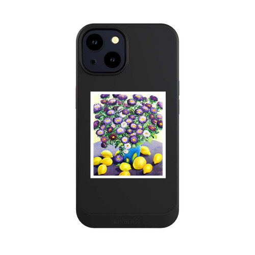 Apple iPhone 14 NIVOcore Purple Asters and Lemons by Christopher Ryland