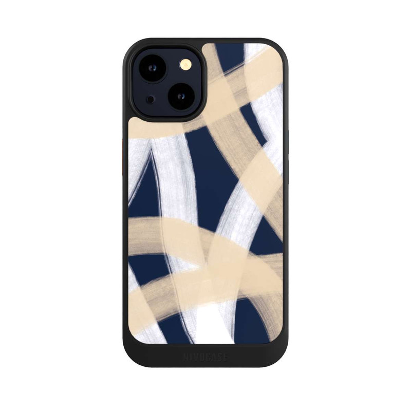 iPhone 14 NIVOcore Laced Up Beije Blue