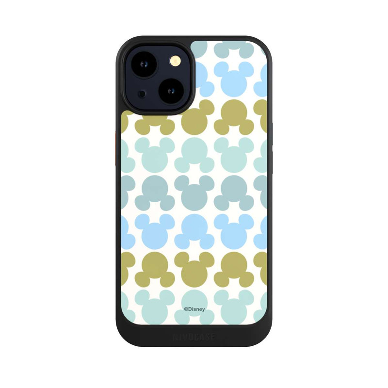 iPhone 14 NIVOcore Disney Mickey Icon Pattern Green and Blue