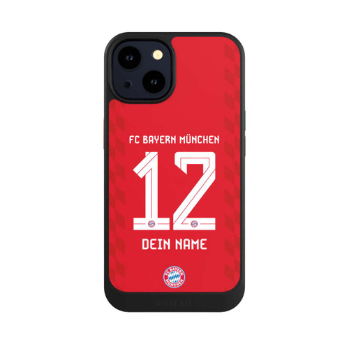 Apple iPhone 14 NIVOcore FC Bayern München Trikot Personalisierbar 25-26