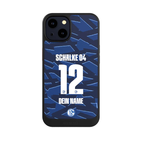 Apple iPhone 14 NIVOcore Schalke 04 Trikot Personalisierbar 25-26