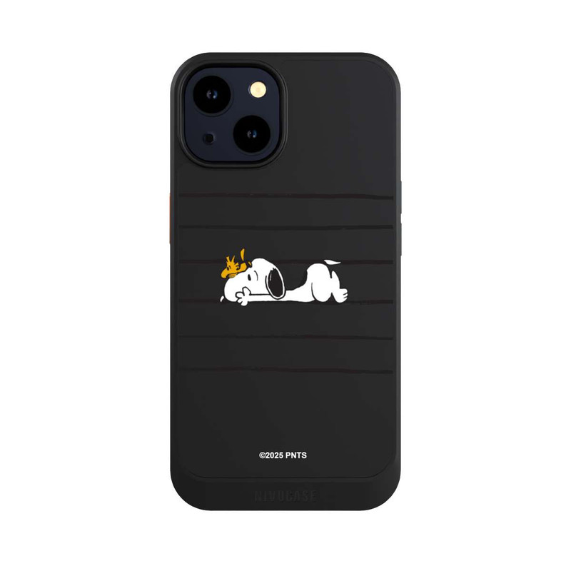 iPhone 14 NIVOcore Snoopy Woodstock Stripes Peanuts Transparent