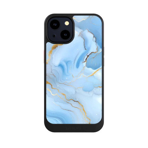 Apple iPhone 14 NIVOcore Blue Marble Goldprint