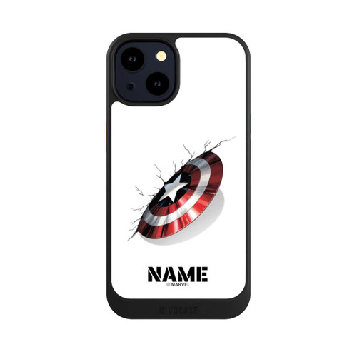 Apple iPhone 14 NIVOcore Captain America Shield Personalisierbar