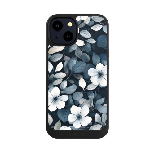 Apple iPhone 14 NIVOcore Blaue Negativblumen mit KI
