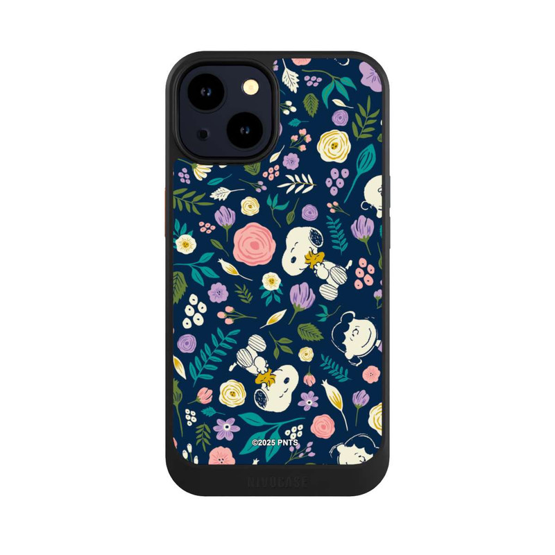 iPhone 14 NIVOcore Peanuts Dark Flower Pattern