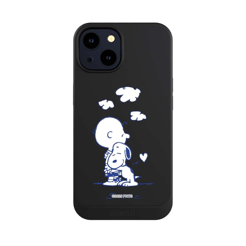 iPhone 14 NIVOcore Peanuts Charlie Brown Snoopy Hug Transparent