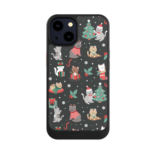 Apple iPhone 14 NIVOcore Christmas Festive Cute Holiday Kittens