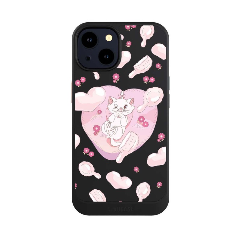 iPhone 14 NIVOcore Aristocats Marie Hearts Pink Transparent