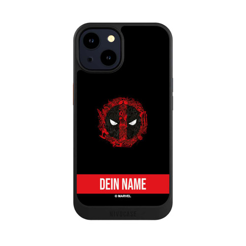 Apple iPhone 14 NIVOcore Deadpool Logo Personalisierbar