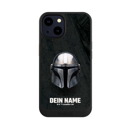 Apple iPhone 14 NIVOcore Star Wars Mandalorian Black Helmet customisable