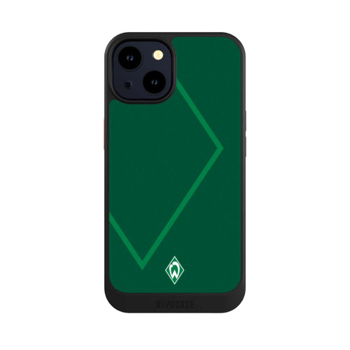 Apple iPhone 14 NIVOcore Werder Green Diamond-shaped element