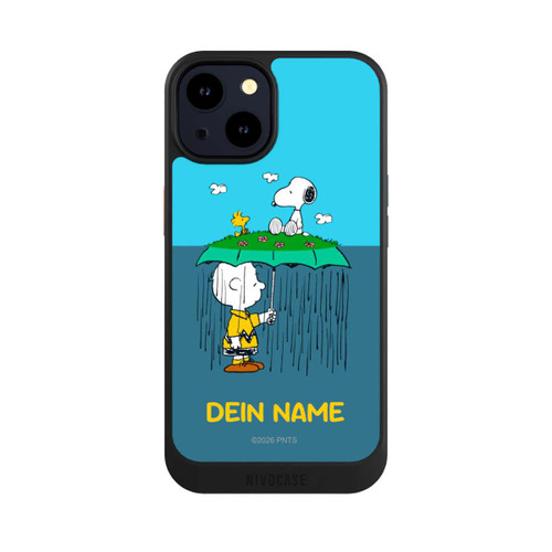 Apple iPhone 14 NIVOcore Charlie Brown Regen Personnalisable
