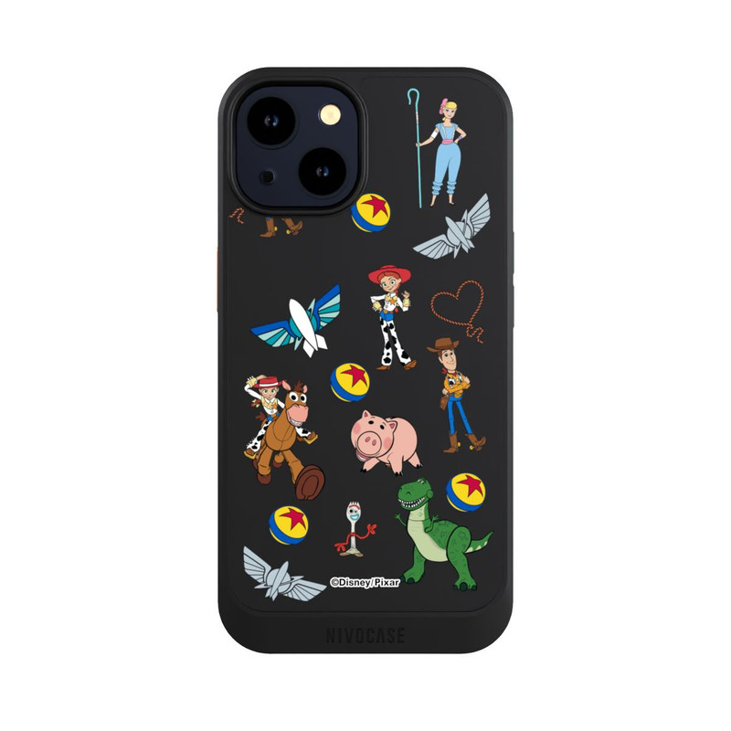 iPhone 14 NIVOcore Toy Story 5 Hero Toys Pattern Transparent