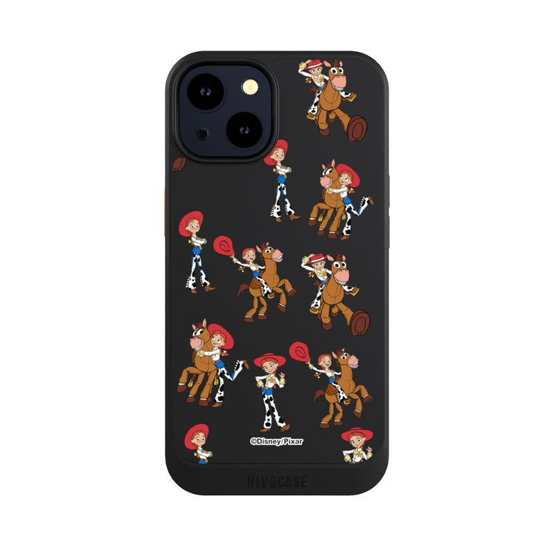 iPhone 14 NIVOcore Toy Story 5 Jessie Cowboy Pattern Transparent