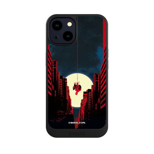 Apple iPhone 14 NIVOcore Spider-Man Marvel between Skyscrapers