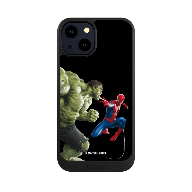 iPhone 14 NIVOcore Spider-Man fights Hulk
