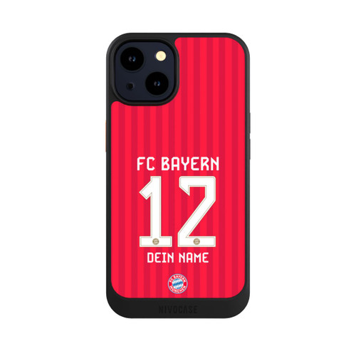 Apple iPhone 14 NIVOcore FC Bayern München Trikot Personalisierbar 26-27