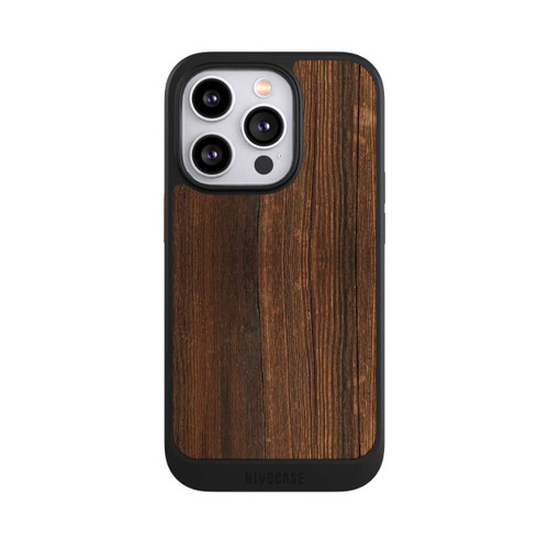 Apple iPhone 14 Pro NIVOcore Nußbaum Holzlook
