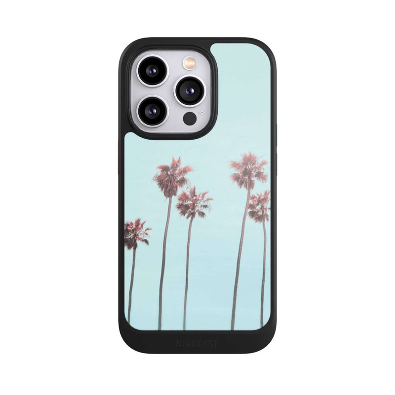 iPhone 14 Pro NIVOcore Pink Light Paradise Beach Palm