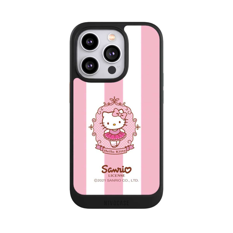 iPhone 14 Pro NIVOcore Ballerine Hello Kitty à rayures