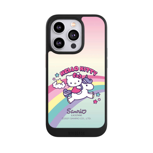 Apple iPhone 14 Pro NIVOcore Hello Kitty Regenbogen 