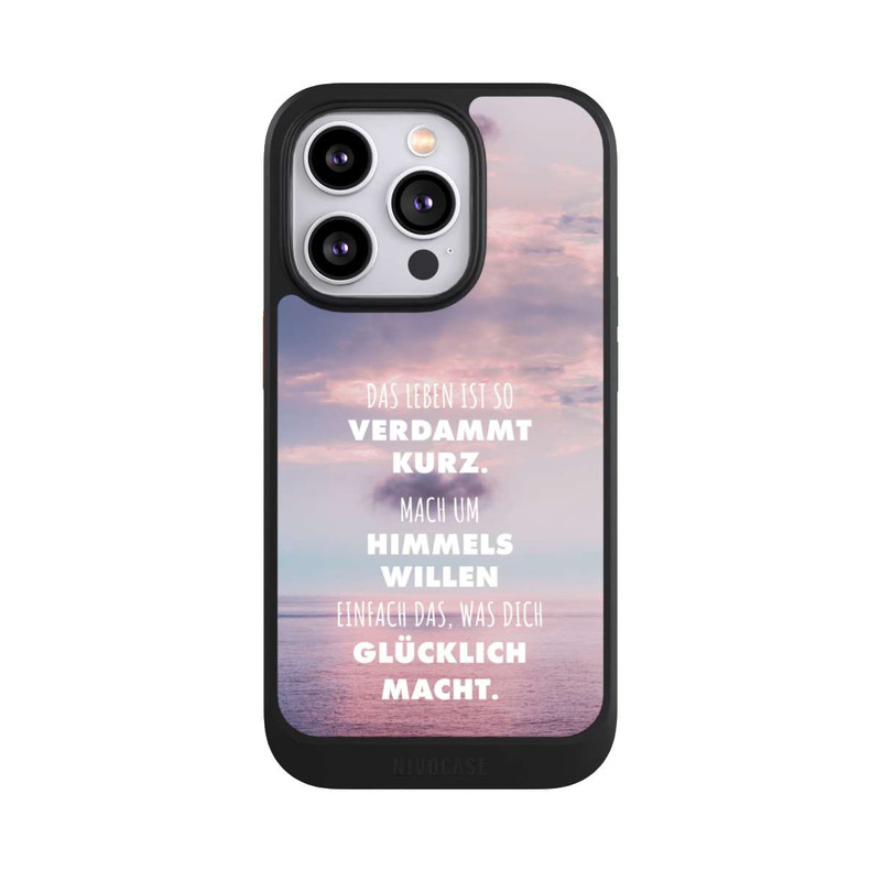 iPhone 14 Pro NIVOcore Das Leben Ist So Verdammt Kurz