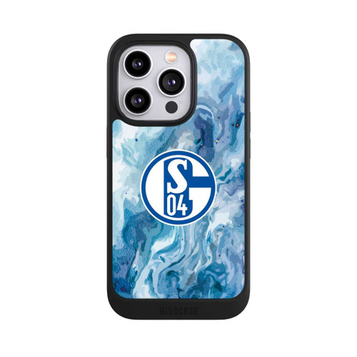 Apple iPhone 14 Pro NIVOcore Schalke 04 Flüssig Blau
