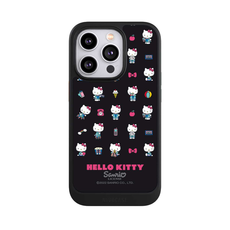 iPhone 14 Pro NIVOcore Hello Kitty 90s Schwarz